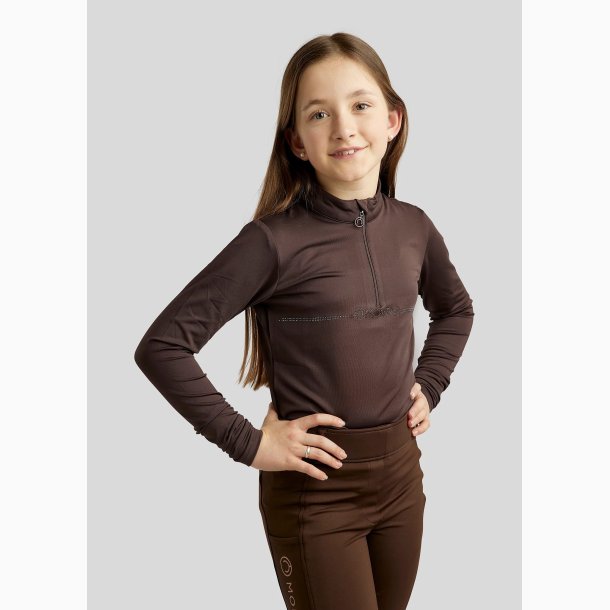 Montar MoAviana junior ridebluse - Brun