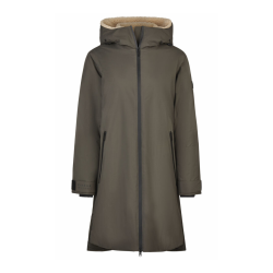 Pikeur lang ridejakke - Deep Khaki