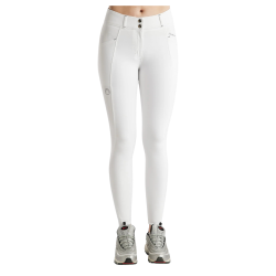 Montar MoZida ridebukser m/fuldgrip - Hvid