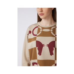 Vestrum Valberg ridebluse - Beige/Amaranto