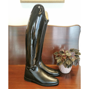 Cavallo Insignis Slim ridestvler m. lak - Sort 