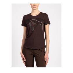 Vestrum Interlaken ride t-shirt til dame, m�rkebrun