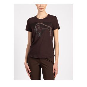 Vestrum Interlaken ride t-shirt til dame, m�rkebrun