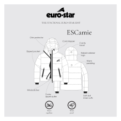 Euro-Star Camie ridejakke til b�rn - Navy