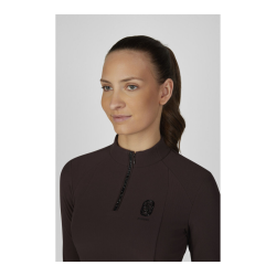 Pikeur ridebluse m. sten - Brun