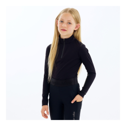 Euro-Star Avan ridebluse til b�rn - Sort
