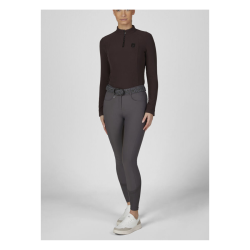 Pikeur ridebluse m. sten - Brun