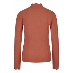 Pikeur rip ridebluse - Rose Wood