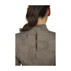 Pikeur Zip ridebluse - Slate Brown