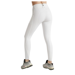 Montar MoZida ridebukser m/fuldgrip - Hvid