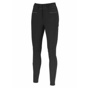 Pikeur Linnett vinter ridebukser, fuldgrip - Sort