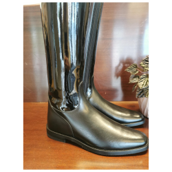 Cavallo Insignis Slim ridestvler m. lak - Sort 