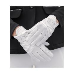 ELT Noelle hvide ridehandsker til st�vne