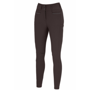 Pikeur Linnett vinter ridebukser, fuldgrip - Chocolate Brown 