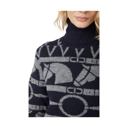 Vestrum Ansan strik - Navy/Gr