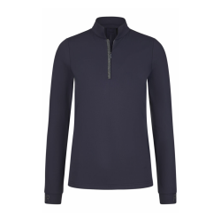 Pikeur ridebluse til dame med sten, navy