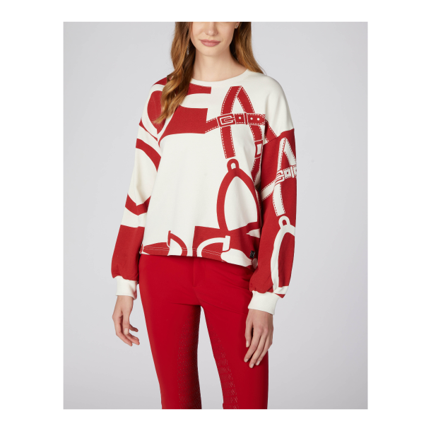 Vestrum Montpellier ridebluse - Wool/Rosso