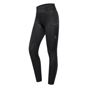 ELT Ella ridetights m/fuldgrip, junior - Sort 