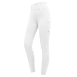 ELT Ella ridetights m/fuldgrip, junior - Hvid