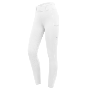 ELT Ella ridetights m/fuldgrip, junior - Hvid