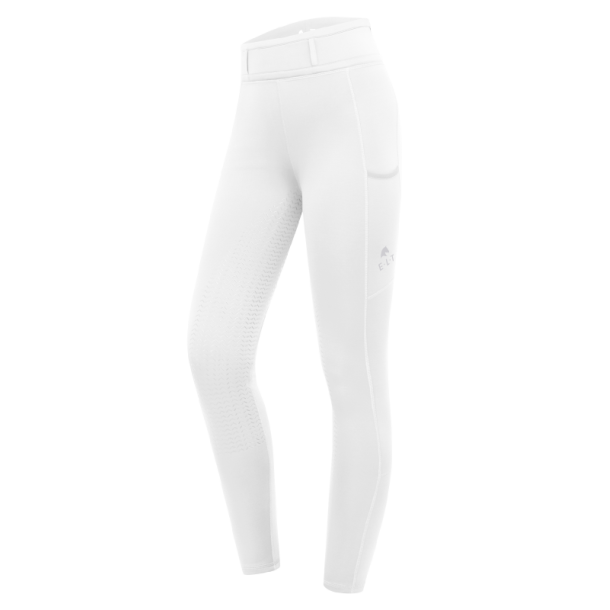 ELT Ella ridetights m/fuldgrip, junior - Hvid