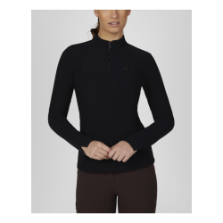 Pikeur ridebluse m. sten - Sort