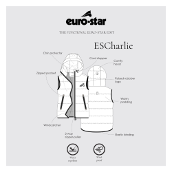 Euro-Star Charley ridevest til b�rn - Navy