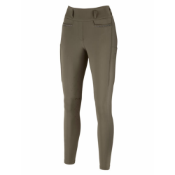 Pikeur Linnett vinter ridetights m. fuldgrip - Slate Brown