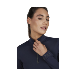 Pikeur ridebluse til dame med sten, navy