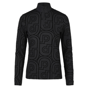 Pikeur ridebluse m. print - Sort