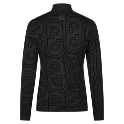 Pikeur ridebluse m. print - Sort