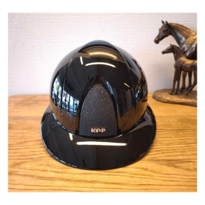 KEP Italia Smart Nova Star polo ridehjelm, bred skygge, polish sort