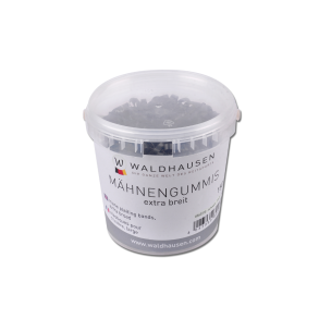 Manelastikker i silikone - Sort