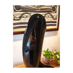 DeNiro Bellini ridest�vler med sten - Sort lak