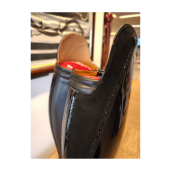 DeNiro Bellini ridest�vler med sten - Sort lak