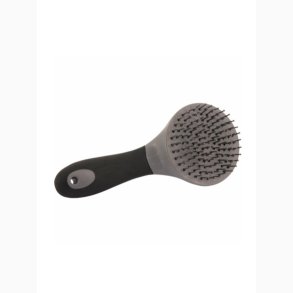 HG Softtouch man- og halebrste, Sort/Gr