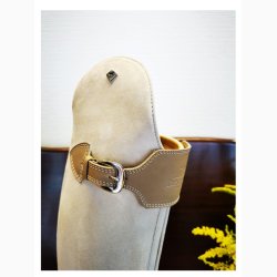 DeNiro Leuca poloridestvler i ruskind - Beige