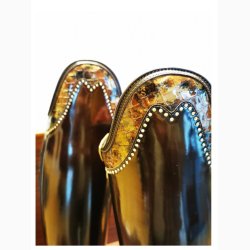 DeNiro Raffaello ridestvler m/bred Rondine top - Brushed Brown