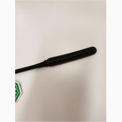 Fleck dressurpisk m/lderhndtag - Sort