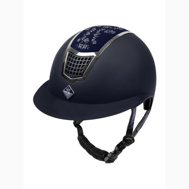 Fairplay Quantinum Fleur ridehjelm m/bred skygge - Navy