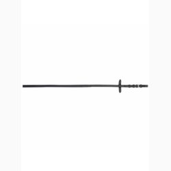 HG tjle 13 mm halv lder/halv grip, full - Sort