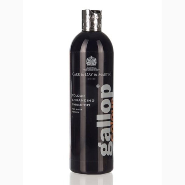 CDM Gallop Shine shampoo til sorte heste, 500 ml.