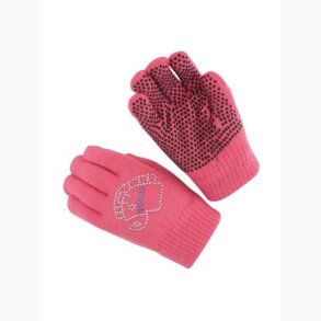 HG Magic ridehandsker til brn - Lyserd