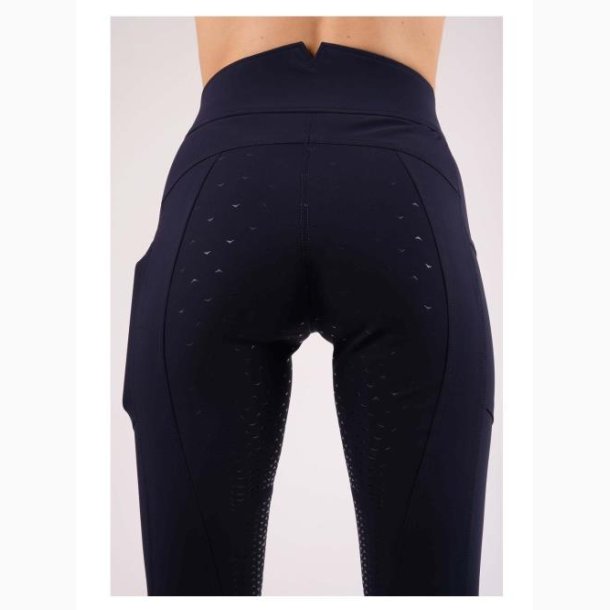 Montar Kingsley pull on ridetights m/fuldgrip - Navy