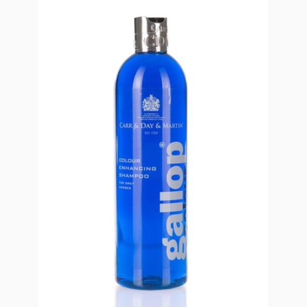 CDM Gallop Shine shampoo til hvide/gr heste, 500 ml.